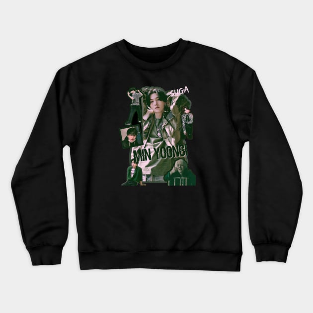 Agust d Crewneck Sweatshirt by GeprekBoy 